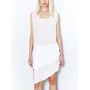 OAK TEE/SKIRT DRESS WHITE